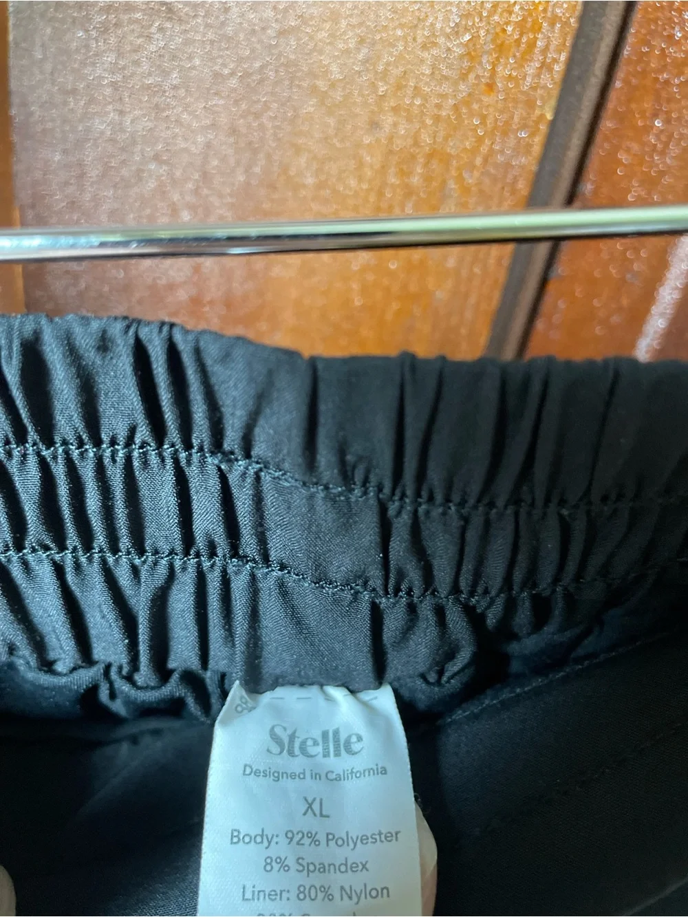 Stelle girls extra large black athletic shorts